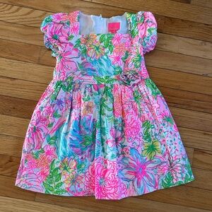 Lilly Pulitzer Mini Katrina Dress "Multi Paradise Found" Print, Size 5 Worn Once